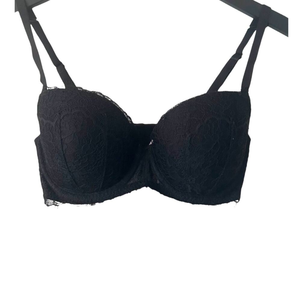 Victoria's Secret Dream Angels Lined Demi Bra 32DD Black